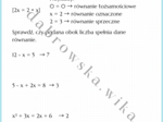 Liczby spełniające równania