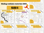 POWTÓRZENIA MATERIAŁU w klasie 6 – GWO – PAKIET 9 materiałów