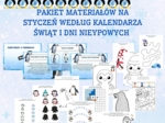 PAKIET MATERIAŁÓW NA STYCZEŃ WEDŁUG KALENDARZA ŚWIĄT I DNI NIETYPOWYCH.