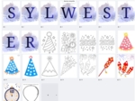 Sylwester- girlanda + zadania