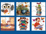 DZIEŃ KSIĄŻKI - PUZZLE – 18 obrazków