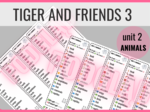 Tiger and Friends 3 unit 2 - zakładki do ksiazki