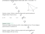 Twierdzenie Pitagorasa i trójkąt równoboczny - egzamin ósmoklasisty