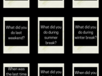 Past Simple Speaking cards - 18 questions