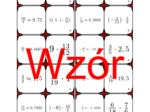 Domino - Mnożenie liczb wymiernych | matematyka