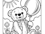 Dzień Pluszowego Misia - kolorowanka XXL