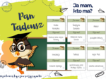 Pan Tadeusz. Ja mam, kto ma? Gra dydaktyczna