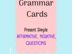 Present Simple/ Karty do mówienia/ Mówienie/ Speaking/ Zestaw/ Pakiet/ Konwersacje/ Klasy 4-8/ Klasy 4-6/ Klasy 6-8/ SP/ Warm-up/ Rozgrzewka/ Speaking cards/ Gramatyka/ Grammar/ Speaking cards grammar/ Grammar cards/ E8