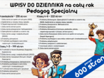 Wpisy do dziennika na cały rok - Pedagog Specjalny