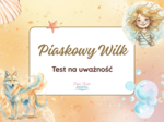 Test na uważność do lektury "Piaskowy Wilk"