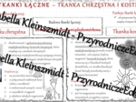 Sketchnotka - notatka „Tkanka łączna -tkanka chrzęstna i kostna” wykonana w power point do edycji. Biologia 6; „Świat zwierząt”