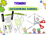 Zaczarowana zagroda – układanka trimino w dwóch wersjach