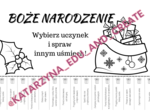 Boże Narodzenie – karteczki z miłymi słowami