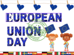 🇪🇺 Gazetka na European Union Day – interesujące ciekawostki o UE i zestaw dekoracji (banery, girlandy, postacie)