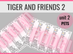 Tiger and Friends 2 unit 2 – zakładki do książki