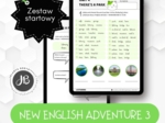 New English Adventure 3 - Unit 4 There's a park - 2 karty pracy