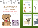 Zwierzęta domowe - karty pracy