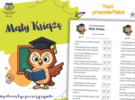 Mały Książę. Test prawda/fałsz. Kartkówka z treści lektury. Lektura obowiązkowa