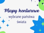 Mapy konturowe - wybrane państwa świata