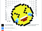 Kodowanki, emotki, emotikonki, odkoduj emocje. Kodowanie, pixel art- zestaw 6 kodowanek.