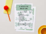 St. Patrick's Day Memory Game