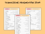 PRESENT SIMPLE vs. PRESENT CONTINUOUS - Tłumaczenie fragmentów zdań