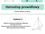 Ostrosłup prawidłowy - gotowe zadania na lekcję. Szkoła średnia :-)
