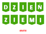 Pakiet na Światowy Dzień Ziemi - GAZETKA/ KARTA PRACY/ NAPIS GRATIS!