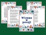 WIOSNA W POEZJI – biblioteka – świetlica – WIERSZE – GAZETKA – wersja 2