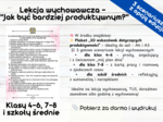 Lekcja wychowawcza, godzina wychowawcza - produktywność