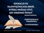 DZIEŃ EDUKACJI NARODOWEJ - 14.10 - DEKORACJA XXL