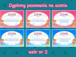 DYPLOMY PASOWANIA NA UCZNIA – wzór nr 2