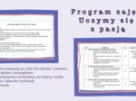 Program zajęć rozwijających pt. Uczymy się z pasją