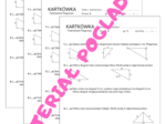 Twierdzenie Pitagorasa - kartkówka, karta pracy. Klasa 7. Klasa 8