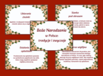 TRADYCJE I ZWYCZAJE - BOŻE NARODZENIE – biblioteka – świetlica –przedszkole - gazetka – wersja 3