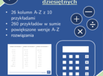 Arytmetyka liczb dziesiętnych | matematyka | 26 kolumn