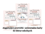 Angażujące powtórki- uniwersalne karty do lektur szkolnych
