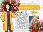 Klasa 8. Fizyka. Termodynamika. Elektrostatyka. Prąd elektryczny. Symbole i jednostki. Fizyczna kolorowanka. Karta pracy. Zadanie. Święta Bożego Narodzenia. Christmas.