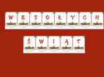 WESOŁYCH ŚWIĄT – Boże Narodzenie – GIRLANDA – biblioteka – świetlica – przedszkole – gazetka – wersja 4