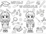 Kolorowanka XXL - Witaj w szkole