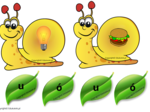 Ortograficzne ślimaki – gra ortograficzna