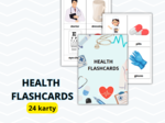 ENGLISH HEALTH FLASHCARDS, ZDROWIE, ANGIESLKI