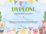 Dyplomy na zakończenie roku szkolnego dla klas I-VIII