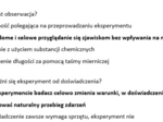 Test- sposoby poznawania przyrody