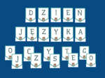 DZIEŃ JĘZYKA OJCZYSTEGO – girlanda – napis – gazetka - wersja 1