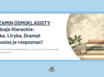 EGZAMIN ÓSMOKLASISTY Rodzaje literackie: Epika, Liryka, Dramat – musisz je rozpoznać!