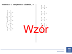 Dodawanie i odejmowanie ułamków | matematyka | 26 kolumn