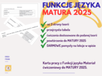 Funkcje języka - MATURA POLSKI 2025
