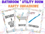 BATHROOM, UTILITY ROOM - karty obrazkowe
