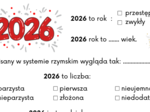 Matematyczne zadania na nowy rok 2026